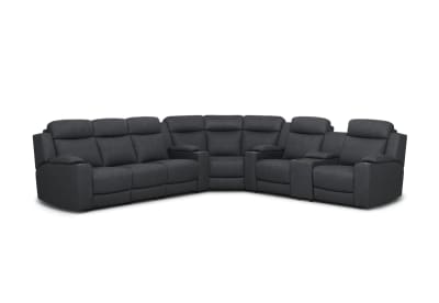 ALEXIOS 6 Seater Corner with RHF Console