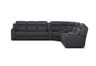 ALEXIOS 6 Seater Corner with RHF Console