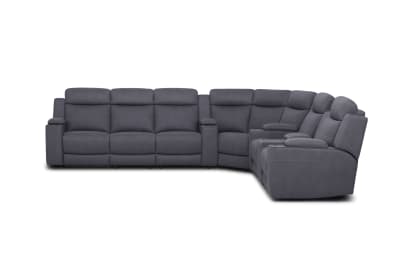 ALEXIOS 6 Seater Corner with RHF Console