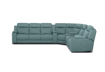 ALEXIOS 6 Seater Corner with RHF Console