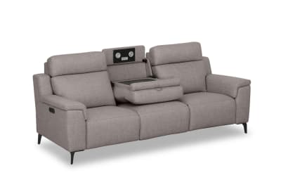 ARISTOTLE FABRIC 3 Seater with Electric Recliners