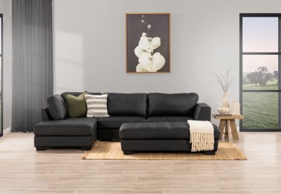 HAYWOOD LHF Corner Lounge with Ottoman