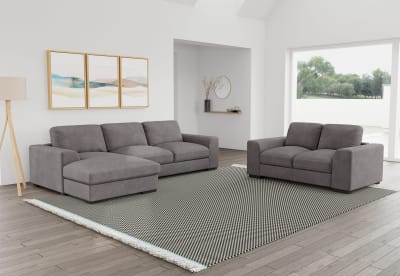 JOSEPHINE FABRIC Sofa Chaise Pair
