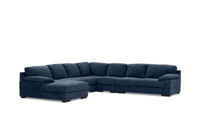 CANDACE FABRIC 7 Seater Corner LHF Chaise