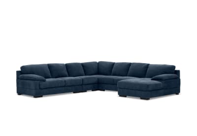 CANDACE FABRIC 7 Seater Corner RHF Chaise