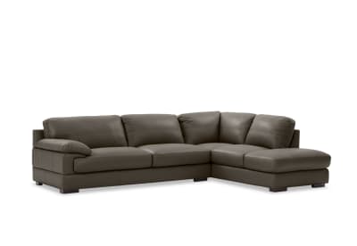 CANDACE LEATHER Corner RHF Chaise