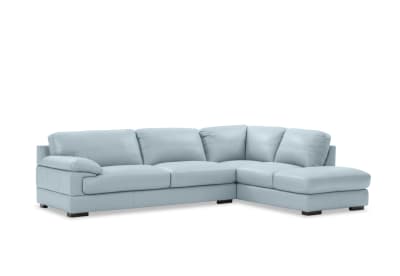 CANDACE LEATHER Corner RHF Chaise