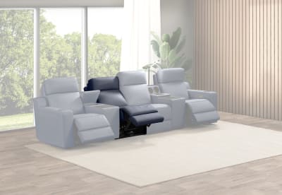 RYKER Armless Chair with Dual Motor Recliner