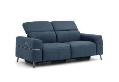 SERAFINI LEATHER 2.5 Seater with Inbuilt Electric Recliners