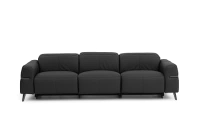 SERAFINI LEATHER 3.5 Seater with 2 Inbuilt Electric Recliners