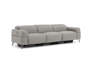 SERAFINI LEATHER 3.5 Seater with 2 Inbuilt Electric Recliners