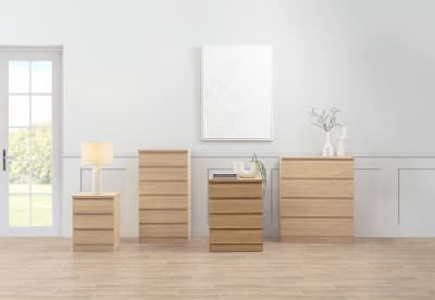 HOWARD 4 DRAWER NARROW TALL CHEST