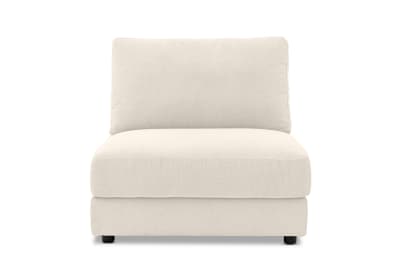 RAQUEL FABRIC Modular Armless Chair (Fabric)