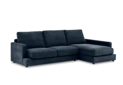 LIESL FABRIC 3 Seater RHF Chaise (F)