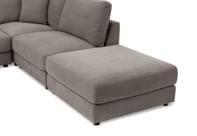 RAQUEL FABRIC 5 Pce Modular Lounge Suite