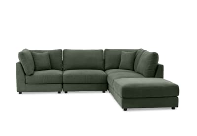 RAQUEL FABRIC 5 Pce Modular Lounge Suite