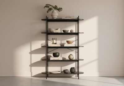 ELGIN 5 Tier 1200 Bookcase