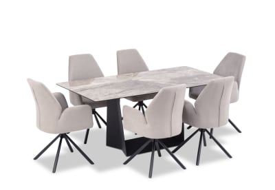 MILAS 7PCE SUITE WITH ALMERE DC