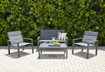 CAPRAIA 4 Piece Outdoor Lounge Setting