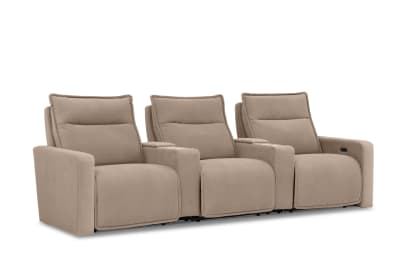 ALCINA FABRIC 3 Seater Theatre Suite