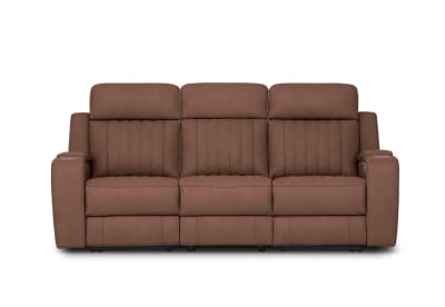 THANE FABRIC 3 Seater with 2 inbuilt Electric Recliners