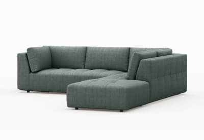 EILISH FABRIC Corner Lounge RHF Chaise