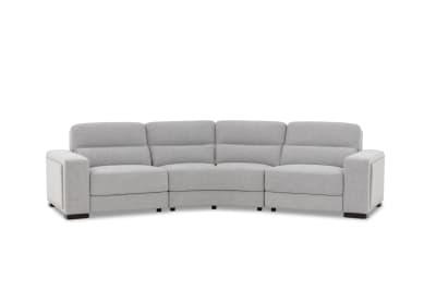 ELISEO FABRIC 4 Seater Wedge Sofa