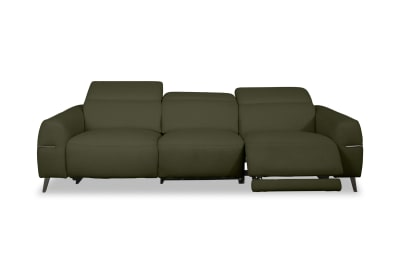 SERAFINI FABRIC 3.5 Seater with 2 Inbuilt Electric Recliners