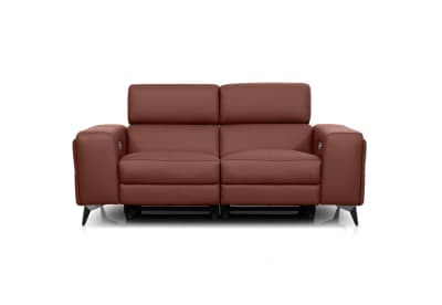 SINATRA LEATHER 2 Seater with Inbuilt Electric Recliners