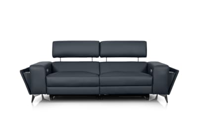 SINATRA LEATHER 3 Seater with 2 Inbuilt Electric Recliners