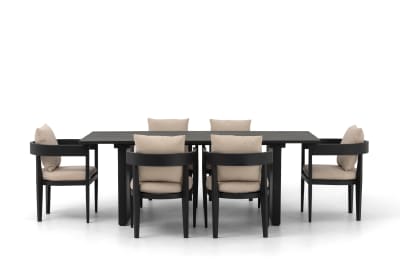 CONJOLA 7 Piece Outdoor Dining Suite