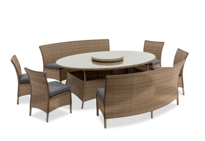 PYRMONT 7 Piece Outdoor Dining Suite