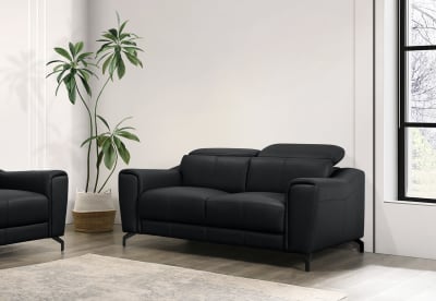 PELOSI LEATHER 2 Seater Sofa