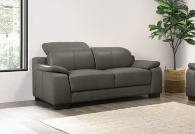 ESCHER LEATHER 2 Seater Sofa