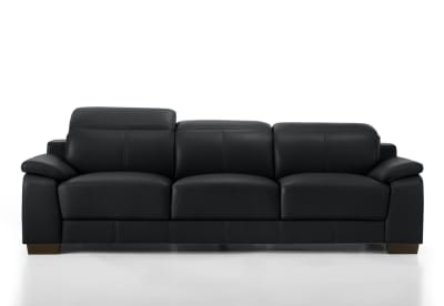 ESCHER LEATHER 3 Seater Sofa