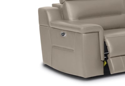 JEFFRIES 3 Seater Electric Recliners (Leather)