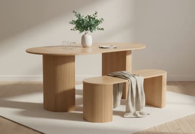 ZARIYAH Dining Table (2Ctns)
