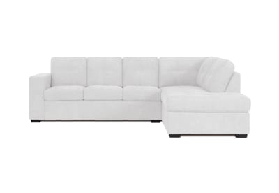 DIAMOND FABRIC Corner RHF Chaise with Sofa Bed