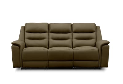 ATALANTA LEATHER 3 Seater with 2 Inbuilt Electric Recliners