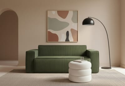 MCINTYRE 3 Seat Sofa (Fabric)