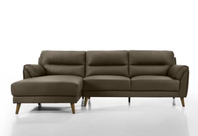 CARNABY LEATHER 3 Seat LHF Chaise
