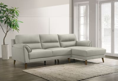 CARNABY LEATHER 3 Seater RHF Chaise