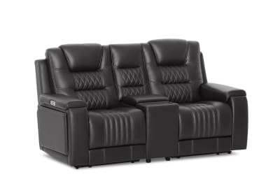 AGASSI LEATHER 2 Seater Dual Electric Recliners