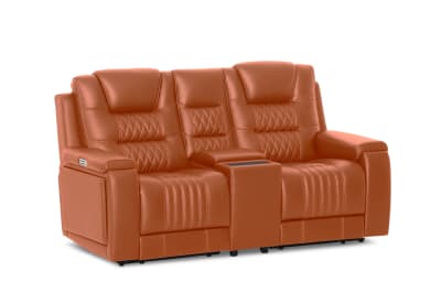 AGASSI LEATHER 2 Seater Dual Electric Recliners