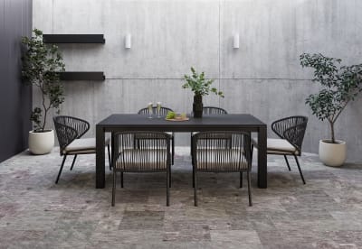 LA PALOMA 7 Piece Outdoor Dining Suite