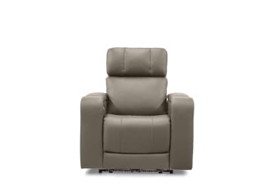 LAS VEGAS LEATHER Media Electric Recliner