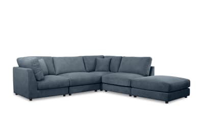 RAQUEL 2.0 FABRIC 5 Piece Modular Lounge Suite