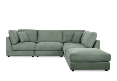 RAQUEL 2.0 FABRIC 5 Piece Modular Lounge Suite