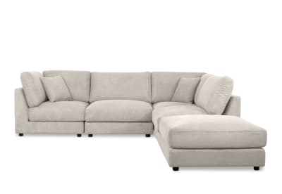 RAQUEL 2.0 FABRIC 5 Piece Modular Lounge Suite