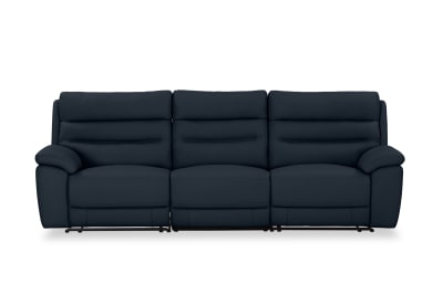BEARMAN LEATHER 3 Seater Recliners